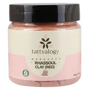 Tattvalogy Moroccan Rhassoul Clay (Red) 100 g