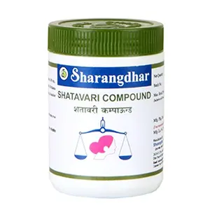 Sharangdhar Pharmaceuticals Shatavari Compound - 60 Tablets White