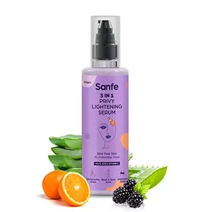 Sanfe Intimate Lightening Serum - 50g | For Dark Underarms Inner Thighs Knees And Bikini Area (3 in 1 Serum)