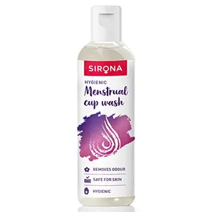 Sirona Natural Menstrual Cup Wash - 100 ml with Rose Fragrance to Wash your Period Cup in a Hygienic Way