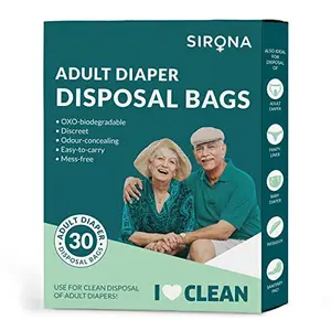 Sirona Adult Diaper Disposal Bags - 30 Bags