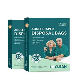 Sirona Adult Diaper Disposal Bags - 60 Bags