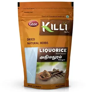 KILLI Liquorice | Adhimadhuram | Mulethi | Irattimadhuram | Yashtimadhu Root Powder 100g