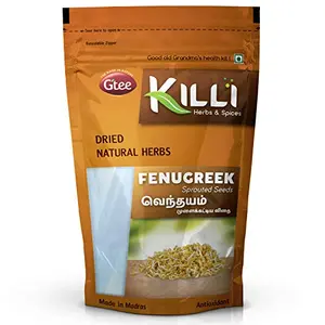 KILLI Sprouted Fenugreek | Vendhayam | Methi | Uluva | Menthulu | Menthya Seeds 100g