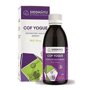 Siddhayu Cof Yogue (From the house of Baidyanath) I Ayurvedic Cough Syrup For Dry Cough I For Adults I 150 ML