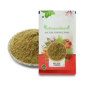 IndianJadiBooti Tej Patta Powder - Tejpatta Powder - Bay Leaf Powder - Cinnamomum Tamala 100 Grams