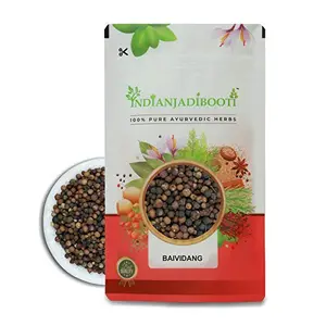 IndianJadiBooti Baibadang - Vidanga - Embelia Ribes - Vayuvilamgam - Baibidang 100 Grams Pack