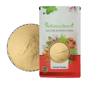 IndianJadiBooti Orange Peel Powder - Santra Chilka Powder 100 Grams Pack