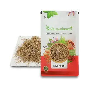 IndianJadiBooti Khas Root- Khus Jad - Ushira - Vetiver Roots - Vetiveria Zizanioides - Ramacham 100 Grams