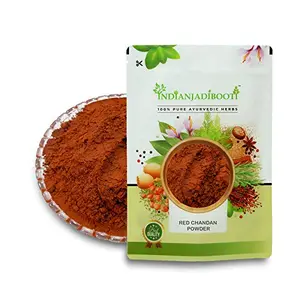 IndianJadiBooti Lal Chandan Powder- Red Sandalwood Powder [With Essence] 250 Grams