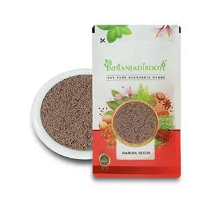 IndianJadiBooti Edible Isabgol Seeds - Isab Gol Beej - Plantago ovata 100 Grams