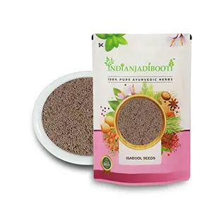 IndianJadiBooti Edible Isabgol Seeds - Isab Gol Beej - Plantago ovata 400 Grams