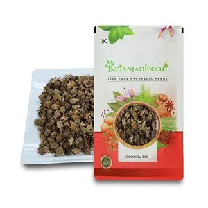 IndianJadiBooti Gokhru Big- Gokharu Bada - Pedalium Murex - Large Caltrops Seeds 100 Grams