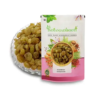 IndianJadiBooti Kishmish (Kandhari) Gol - Dry Fruits 400 Grams