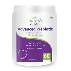 nature's velvet Advanced Prebiotics Immune System Booster and Dietary Fiber Powder - 300g