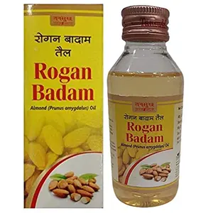 Tansukh Rogan Badam Tail Oil | Almond Oil for Hair and Skin | Ayurvedic Herbal - Made In India Product | Pack of 1-100 ml