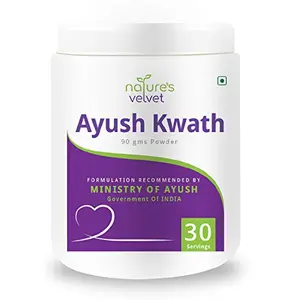 nature's velvet Ayush Kwath Immunity booster Powder(Formulation Recommended by Ministry of Ayush Govt.of INDIA)-90gms -Pack of 1