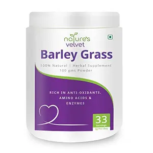 Natures Velvet Lifecare Barley Grass Powder 100 gms - Pack of One