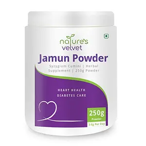 Natures Velvet Jamun Powder Syzygium Cumminii 250g Pack of 1