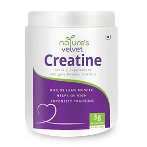 Natures Velvet Lifecare Micronised Creatine Monohydrate 300 gms - Pack of 1