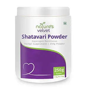 nature's velvet Shatavari Asparagus Racemosus Powder 250 g Pack of one