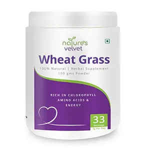 Natures Velvet Lifecare Wheat Grass Powder 100 gms - Pack of 1