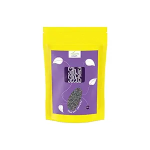 nature's velvet Basil Seeds(Tukmariya/ Sabja Seeds) Raw and Premium 250g - Pack of 1