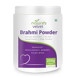 nature's velvet Brahmi Powder Bacopa monnieri 250g Pack of 1