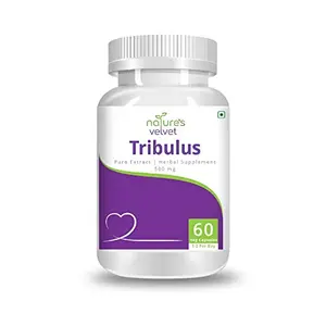 Natures velvet lifecare Tribulus Gokshura Gokhura Extract 500 mg 60 Veg Capsules