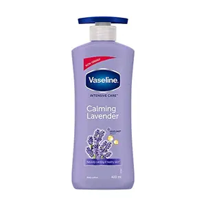 Vaseline Intensive Care Calming Lavender Body Lotion With 100% Pure Lavender Extracts Non-Greasy Formula 400 ml
