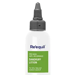 Pre Wash Anti-Recurrence Dandruff Lotion for Severe Dandruff - 100ml | Re'equil