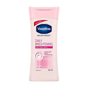 Vaseline Healthy Bright Daily Brightening Body Lotion With Triple Sunscreen For Soft Smooth Moisturised Even Tone Skin 200 ml
