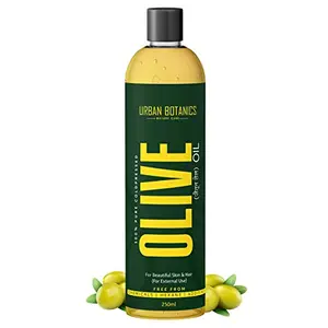 UrbanBotanics Pure Cold Pressed Olive Oil For Hair and Skin 250ml