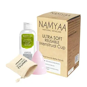 Namyaa Ultra Soft Reusable Menstrual Cup | Medium (16-20ml)