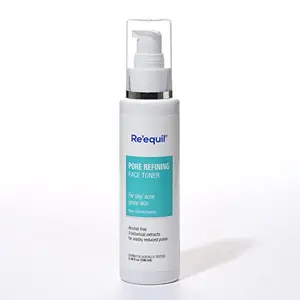 RE' EQUIL Pore Refining Face Toner Alcohol Free Toner for Oily Sensitive and Acne Prone Skin (100ml)