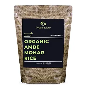 Organic Ayur Ambe Mohar Rice 1kg Certified Organic