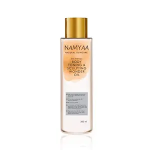 Namyaa Natural Science Body Toning/Sculpting Wonder Oil For Scars/Stretch Mark/Ageing/Uneven Skin Tone/Firming/Nourishment 200 ml