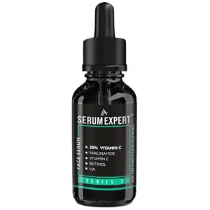 Serum Expert's Series X: Vitamin C Serum For Face With Niacinamide Hyaluronic Acid Vitamin E Retinol For Dull Skin Hyperpigmentation | Helps In Skin Glow & Shine. Reduces Pigmentation Blemishes Marks Wrinkles & Signs Of Ageing(Anti Ageing) | 30 ML