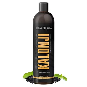 UrbanBotanics Premium Cold Pressed Kalonji Oil - Virgin Grade - Black Seed Oil - Nigella Sativa - 200ml