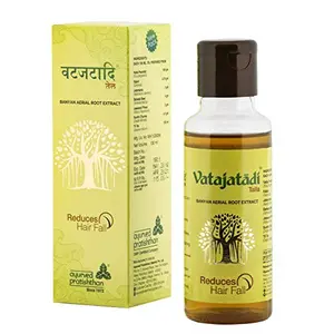 Ayurved Pratishthan Vatajatadi (Banyan Tree/Bargad) Ayurvedic Herbal Hair Oil for Men & Women | 200 ml