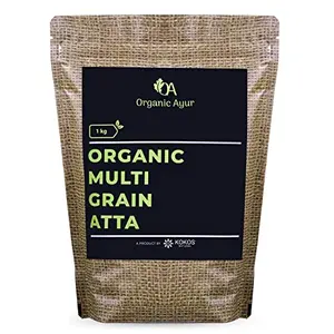 Organic Ayur Multi Grain Atta 1kg Certified Organic