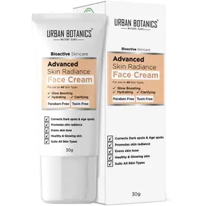 UrbanBotanics Advanced Skin Radiance Face Cream That Helps In Reducing Hyper Pigmentation removal Dark Spots Age Spots Blemishes - 50g