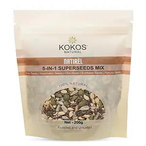 Kokos Natural Natirel 5-in-1 SuperSeeds Mix 200 g