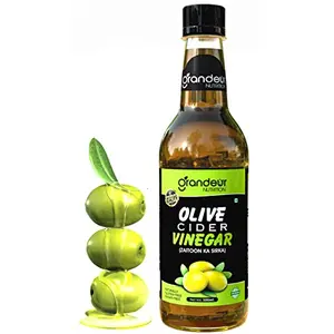 Grandeur Pure & Natural Olive Cider Vinegar ( Zaitoon Ka Sirka) 500ml For Digestion Weight Management And Skin Health | 100% Natural | Sugar Free |