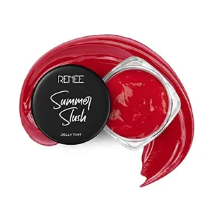RENEE Summer Slush Jelly Tint For Lips & Cheeks with 98% Natural Fruit Extracts Keeps Lips Soft & Moisturized 100% Vegan Divine Watermelon 13gm