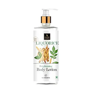 Good Vibes Liquorice Brightening Body Lotion 500 ml | Non-Greasy Moisturizing Softening Hydrating Lotion For All Skin Types | With Avocado Oil | No Parabens & Sulphates