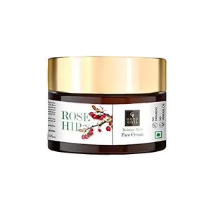 Good Vibes Rosehip Moisture-Rich Face Cream 50 g Skin Moisturizing Hydrating Light Weight Formula Soothes & Exfoliates Skin Natural No Parabens & Sulphates No Animal Testing