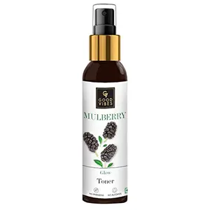 Good Vibes Mulberry Glow Toner 120 ml Hydrating Soothing Light Weight Nourishing Moisturizing Face Toner for All Skin Types Natural No Alcohol Parabens & Sulphates No Animal Testing