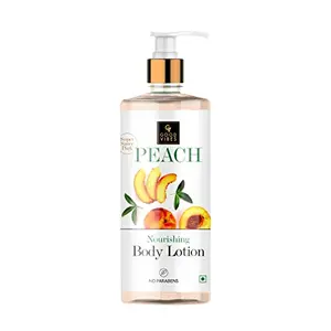 Good Vibes Peach Nourishing Body Lotion - 400 ml + 100 ml Free - Hydrating and Moisturising For Dull and Dry Skin - Paraben and Cruelty Free
