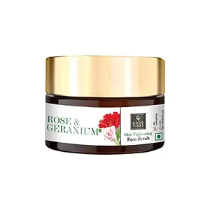 Good Vibes Skin Tightening Face Scrub - Rose & Geranium (50 g)